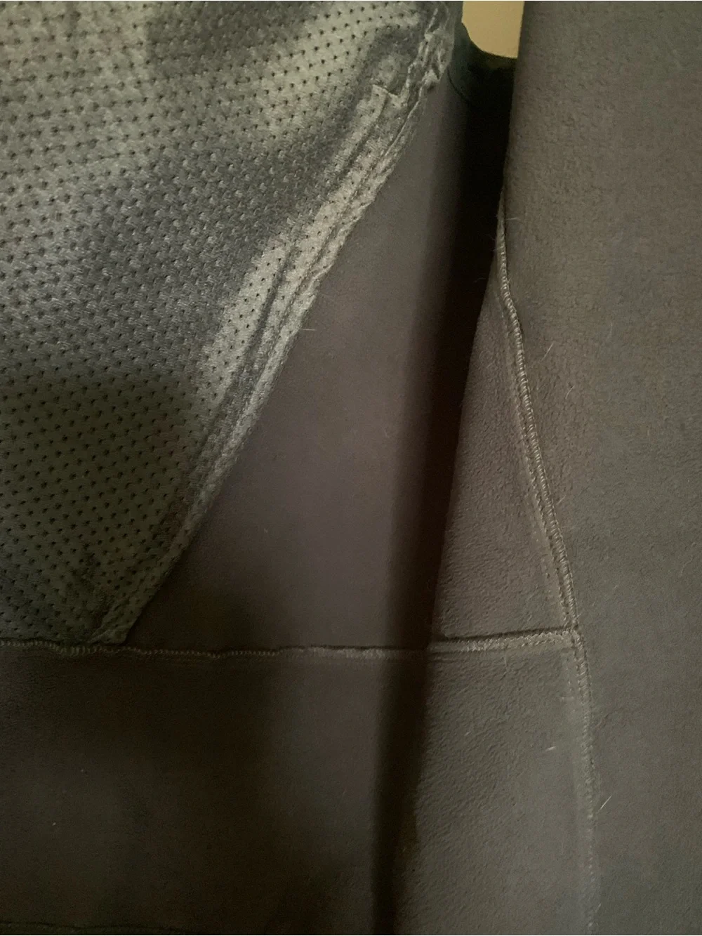 The North Face Olive Softshell Vest with Gray Trim